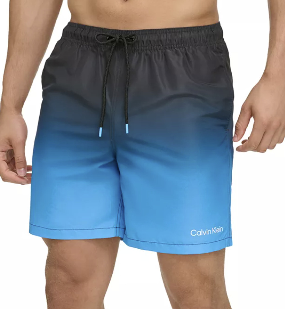 Calvin Klein Mens XL Sky Gradient 7" Volley Beach Surf Summer Swim Trunks M23-20